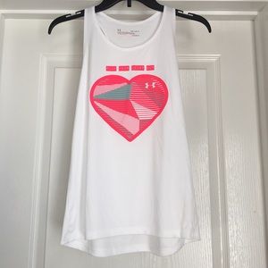 Girls Under Armour Sports Tank Top.